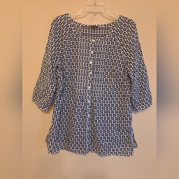 Talbots cotton blouse - Picture 2 of 9